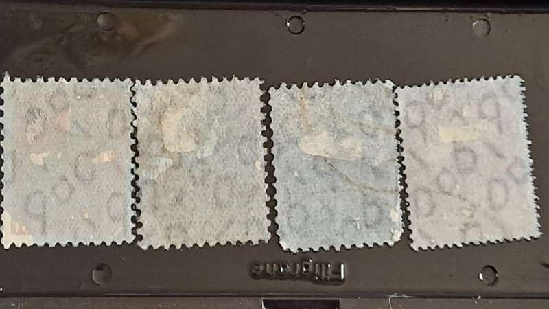 1948 - Germany American British  Zone -  WM - 4, 5, 8, 60 - Buildings