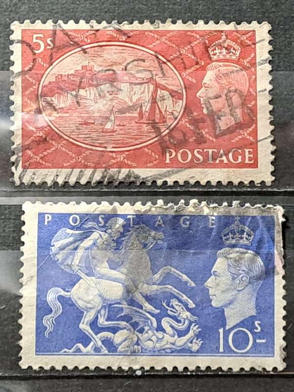 1951 - GB - 5Sh, 10S - King George VI