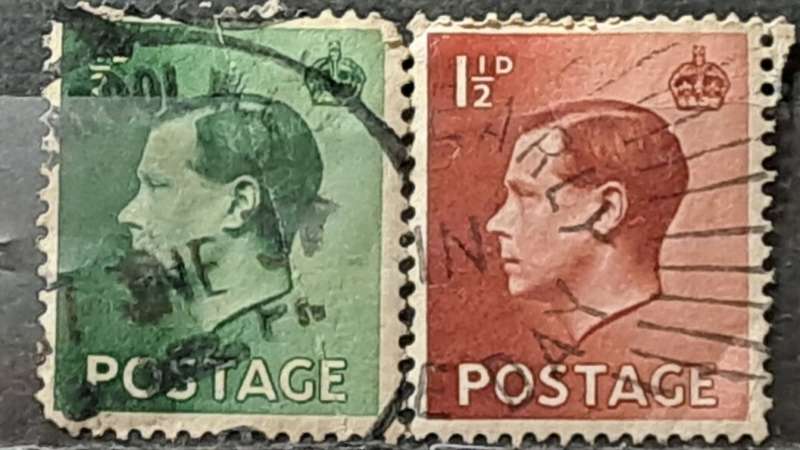 1936 - GB - ½P, 1½P - King Edward VIII