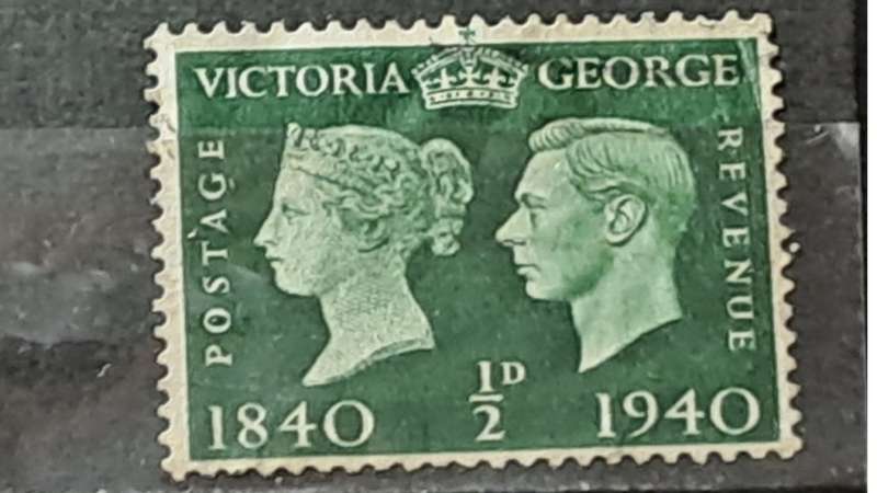 1940 - GB - ½P - Queen Victoria and King George VI