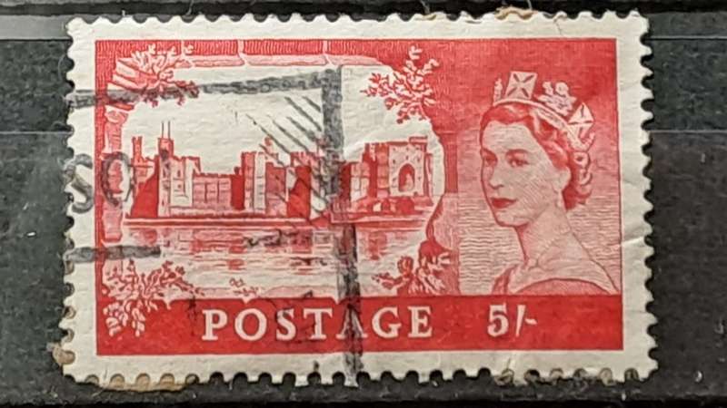 1955-1958 - GB - 5Sh - Castles