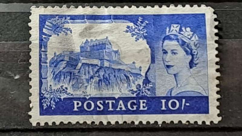 1955-1958 - GB - 10Sh - Castles
