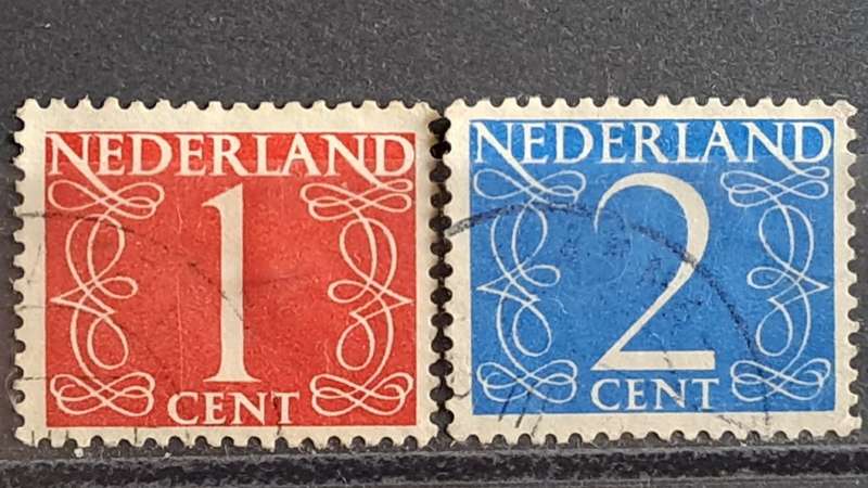 1946-1969 - Nederland -  WM - 1, 2 - Daly Stamps