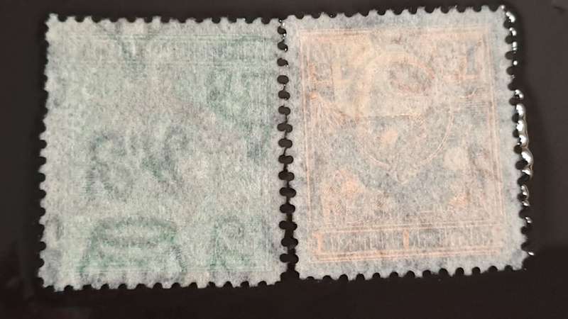 1938 - Northern Rhodesia (Zambia) -  WM - ½P + 1½P - King George VI`