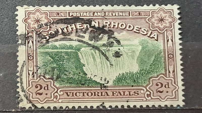 1935-1941 - Southern Rhodesia (Zimbabwe) - 2P - Victoria Falls