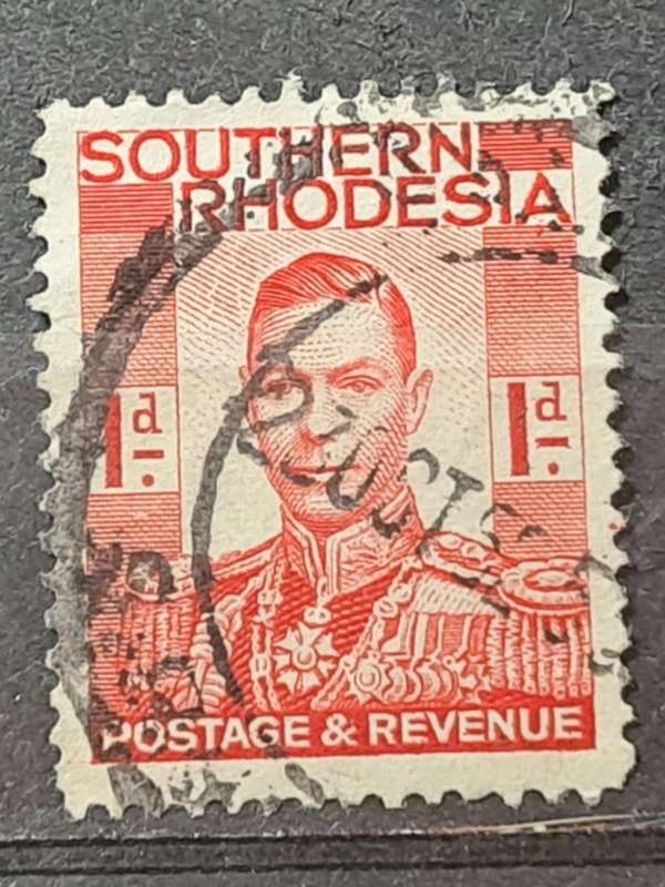 1937 - Southern Rhodesia (Zimbabwe) - 1P - King George VI