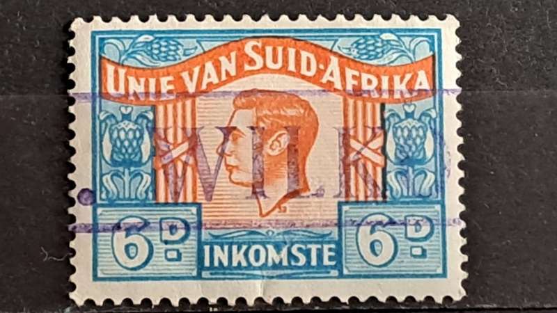 1947 - Union of South Africa - WM - 6 - Revenue Stamps