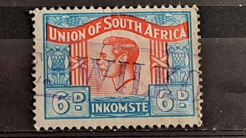 1947 - Union of South Africa - WM - 6 - Revenue Stamps
