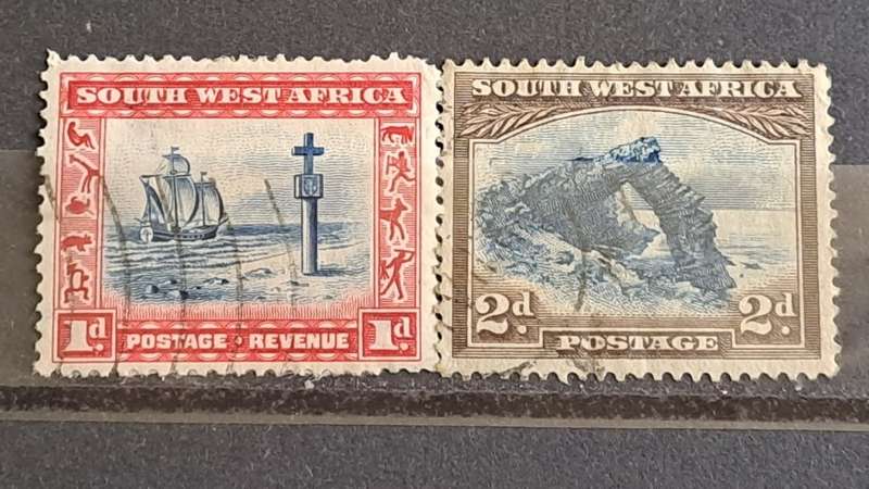 1931 - SWA (Namibia) -  WM - 1, 2 - Local Motifs