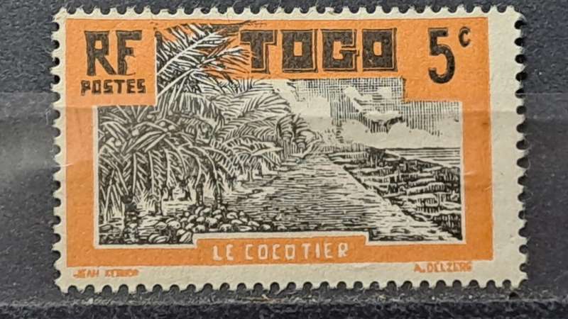 1924 - Togo -  Unused - 5 - Palm Trees