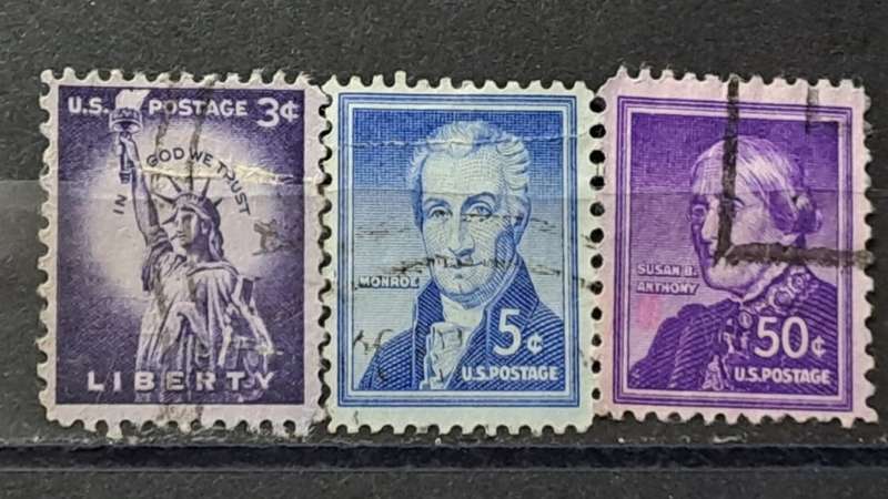 1954-1973 - USA - 3, 5, 50 - Liberty Issue