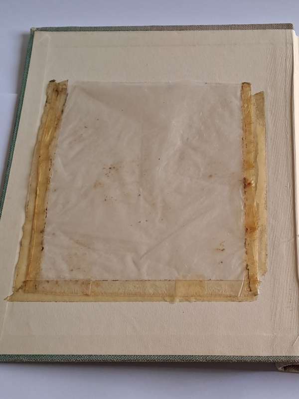 `The Triumph Stamp Album` -  empty (no stamps) - +/- 23cm x 19cm