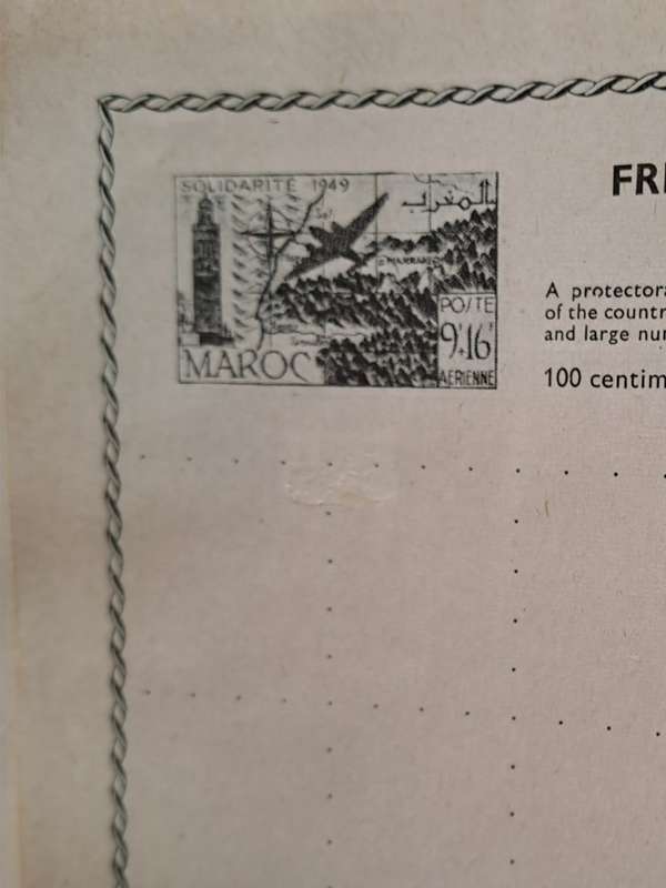`The Triumph Stamp Album` -  empty (no stamps) - +/- 23cm x 19cm