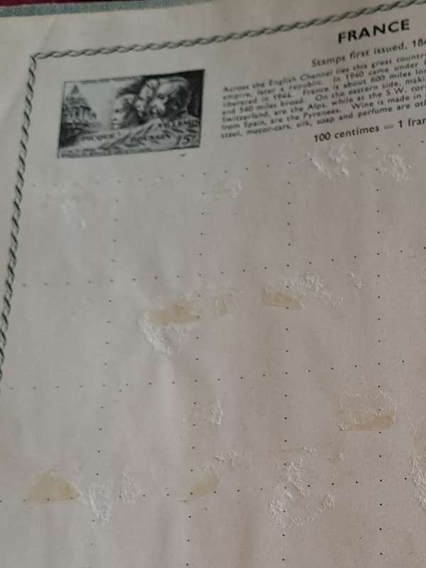 `The Triumph Stamp Album` -  empty (no stamps) - +/- 23cm x 19cm