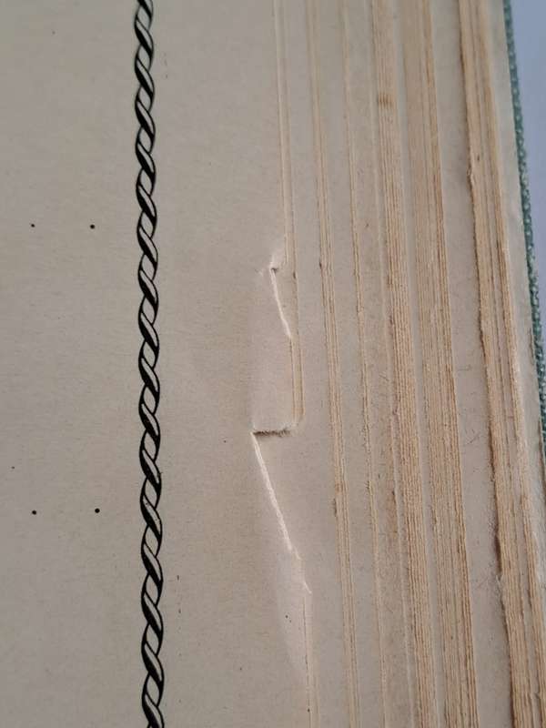 `The Triumph Stamp Album` -  empty (no stamps) - +/- 23cm x 19cm
