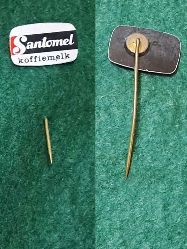 Pin: Vintage Dutch Advertising  - `Sanlomel Koffiemelk`