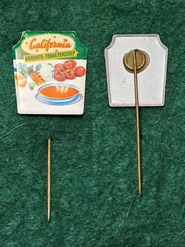 Pin: Vintage Dutch Advertising  - : California Groete - Tomatensoep`