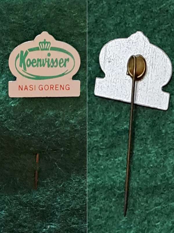 Pin: Vintage Dutch Advertising  - `Koenvisser Nasi Goreng`