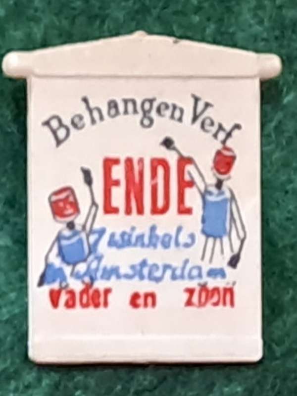 Pin: Vintage Dutch Advertising  - `Ende Behangen en Verf winkels Amsterdam Vader en Zoon `
