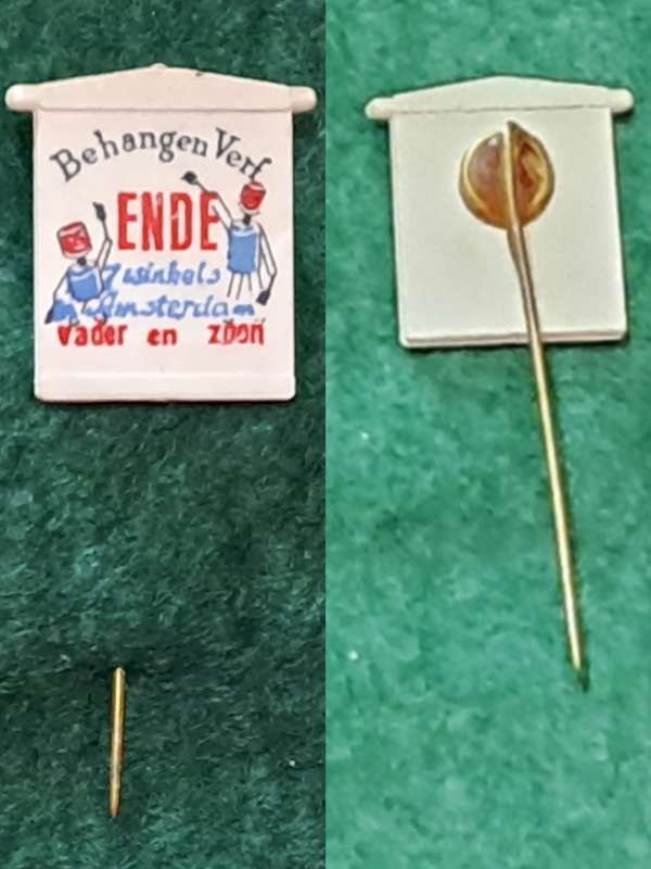 Pin: Vintage Dutch Advertising  - `Ende Behangen en Verf winkels Amsterdam Vader en Zoon `