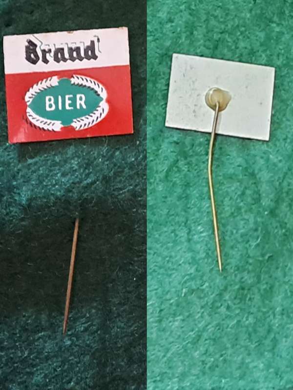 Pin: Vintage Dutch Advertising  - `Brand Bier`