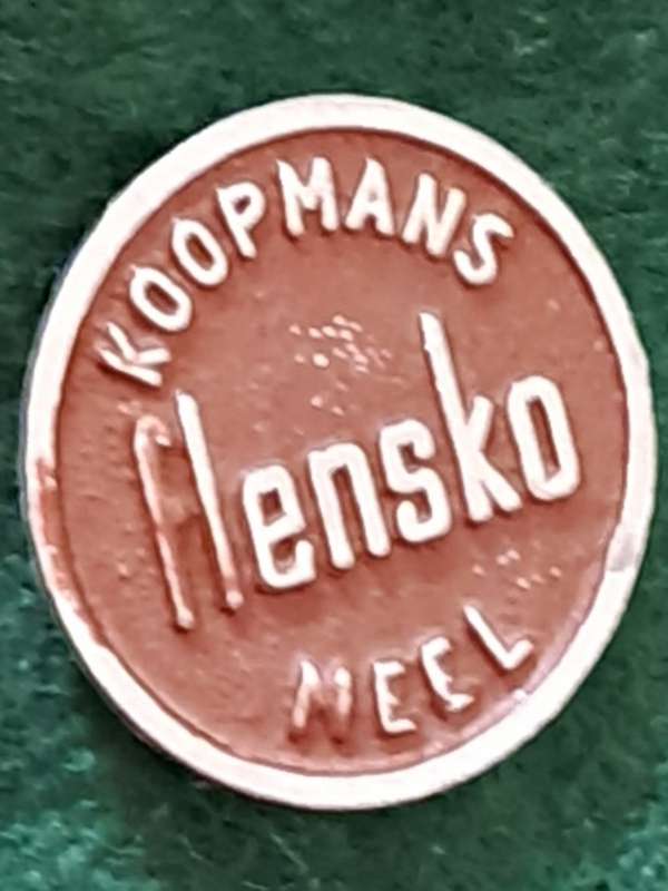 Pin: Vintage Dutch Advertising  - `Koopmans Flensko Meel` - Brown