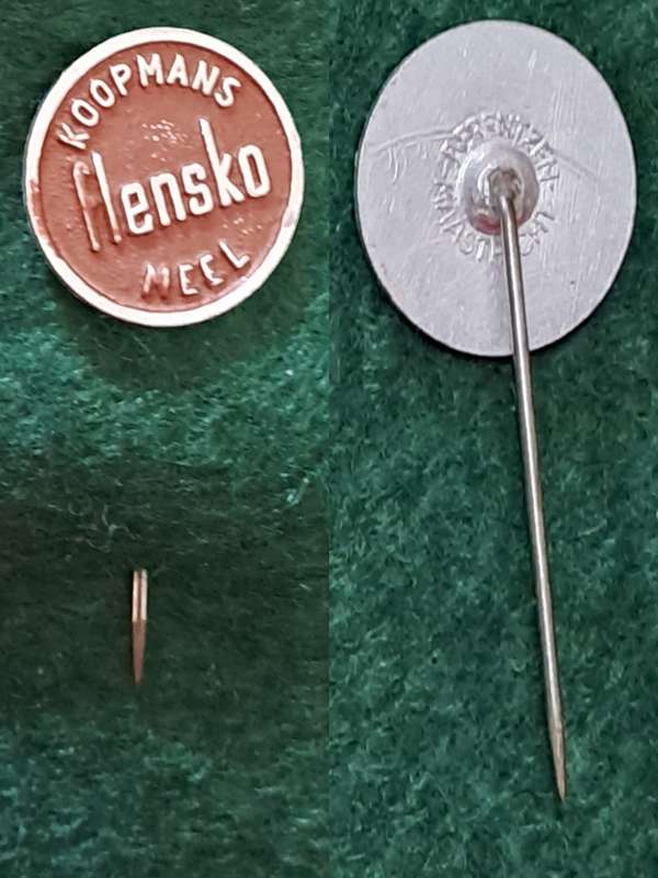 Pin: Vintage Dutch Advertising  - `Koopmans Flensko Meel` - Brown