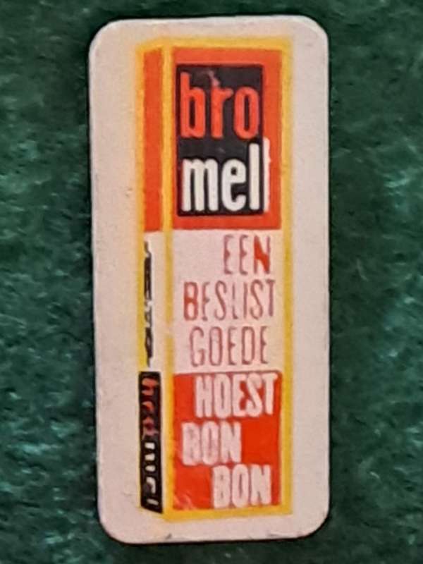 Pin: Vintage Dutch Advertising  - `Bromel Een beslist goede hoestbonbon`