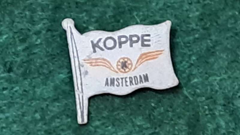 Pin: Vintage Dutch Advertising  - `Koppe - Amsterdam`