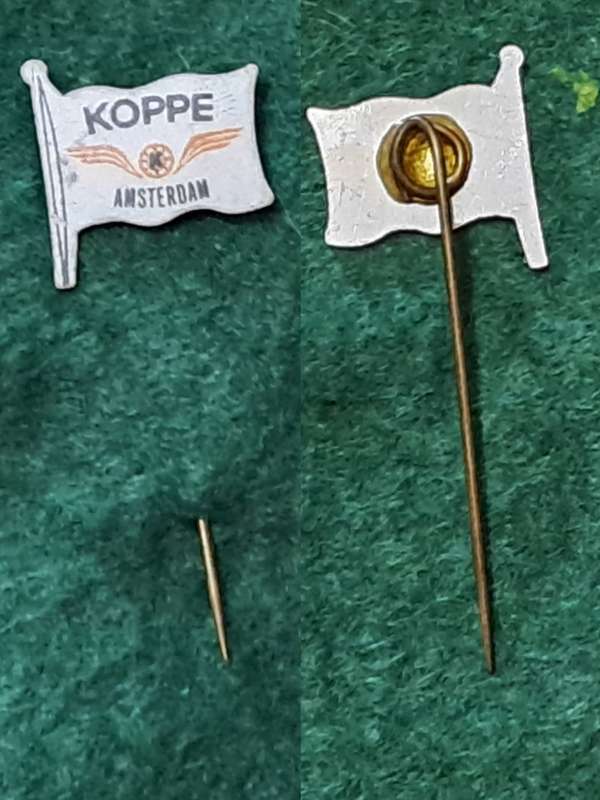 Pin: Vintage Dutch Advertising  - `Koppe - Amsterdam`