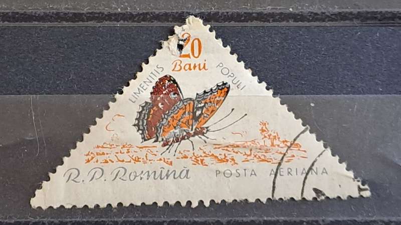1960 - Romania - 20 - Butterfly & Moths