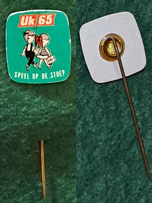 Pin: Vintage Dutch Advertising  - `UK 63 - Speel op de Stoep`