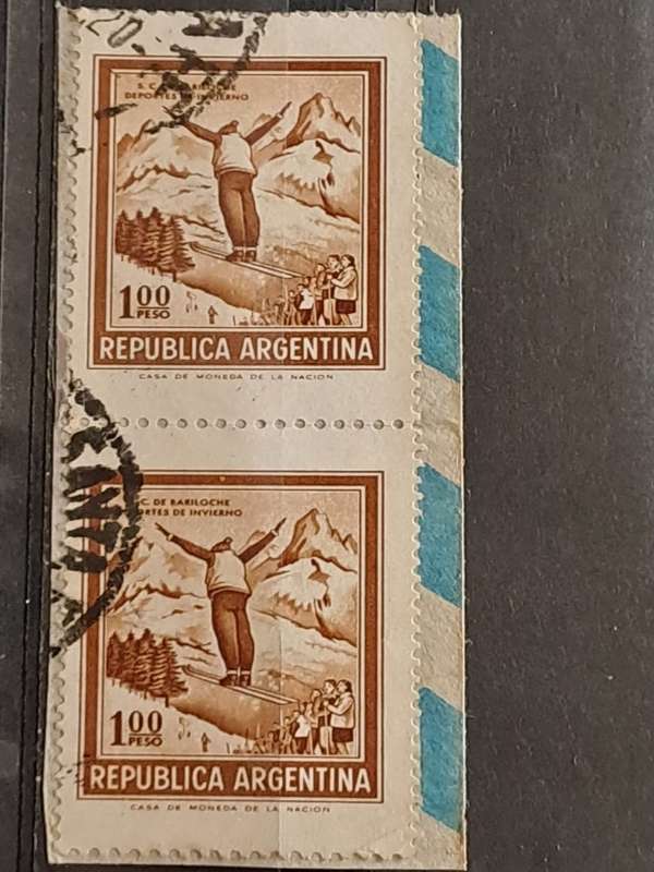 1971-1972 - Argentina - Pair 1.00 - Skiing