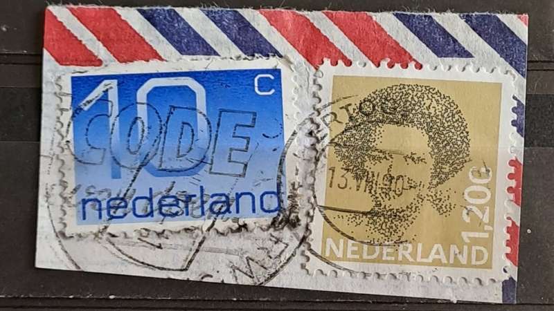 1976-1982, 1986 - Netherlands - 10c + 1,20c - Numerical Stamps, Queen Beatrix