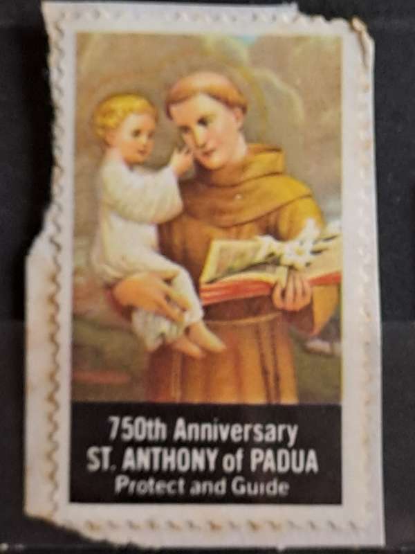 1981 - 750th Anniversary - St. Anthony of Padua - Protect and  Guide