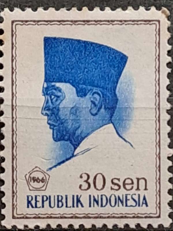 1966 - Indonesia -  Unused - 30 - President Sukarno