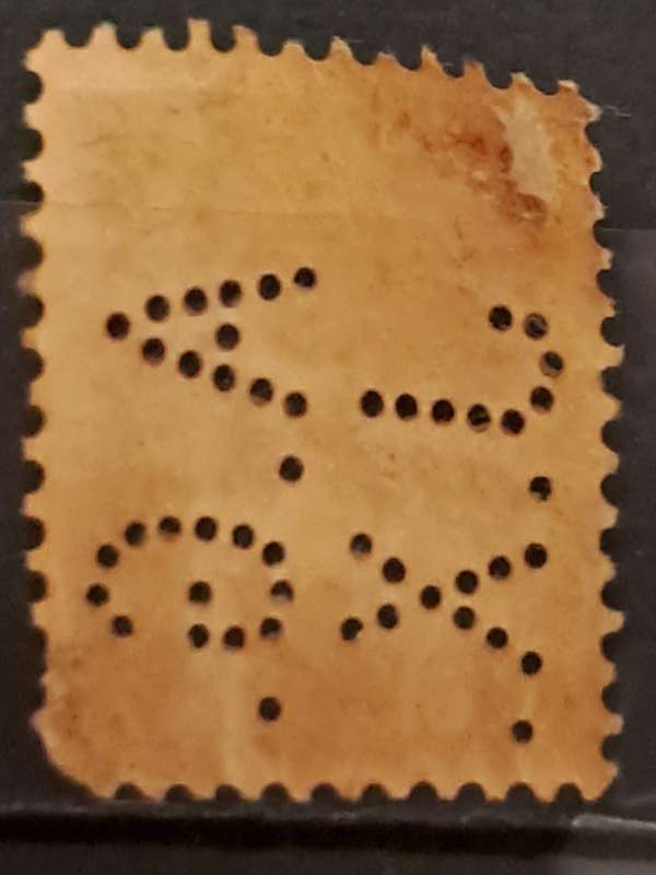 1914 - Switzerland - Perfin - 10 - Wilhelm Tell