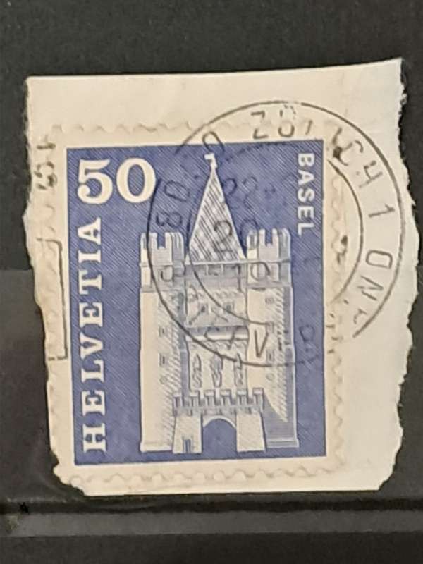 1960 - Switzerland - Postmark BriefVerSand/Zurich - 50 - Basel