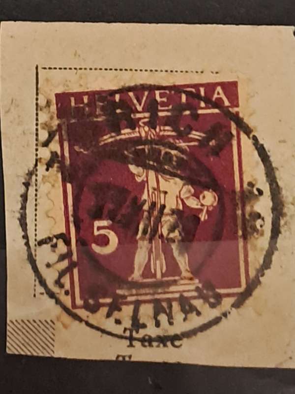 1924-1930 - Switzerland - Postmark Zurich - 2 - Wilhelm Tell`s Son