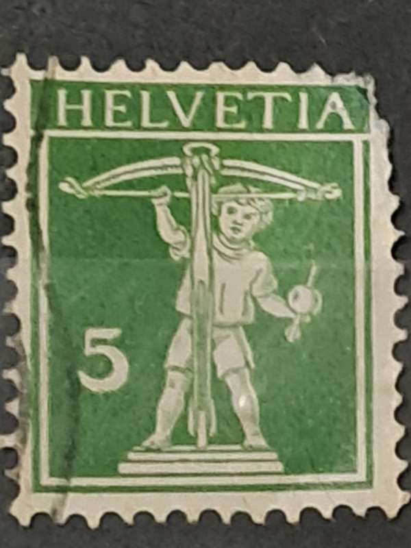 1924-1930 - Switzerland - 5 - Wilhelm Tell`s Son