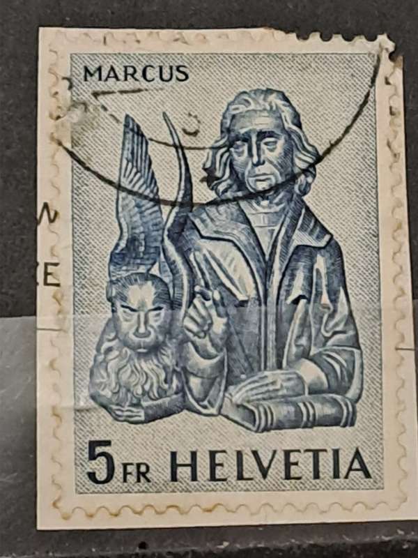 1961 - Switzerland - 5 - The Four Evangelists - Marcus
