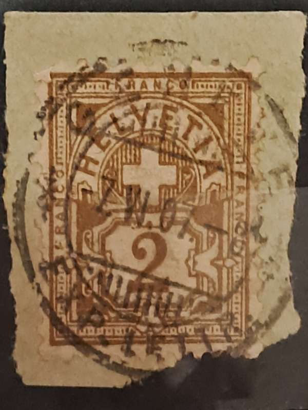 1907 - Switzerland - Postmark Exp. Lettr. Geneve - 2 - Cross & Shield