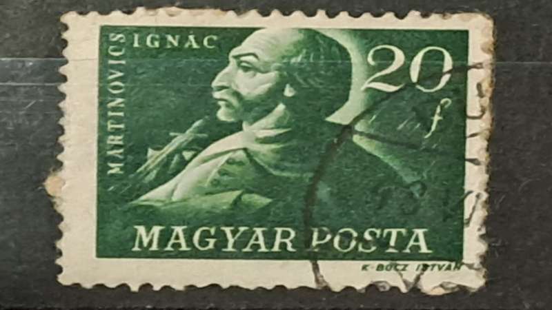 1947 - Hungary  - 20 - Ignac Martinovics