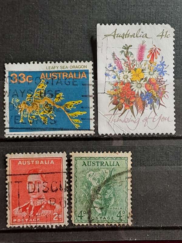 Australia: 1937 - 1990  : Lot of 4