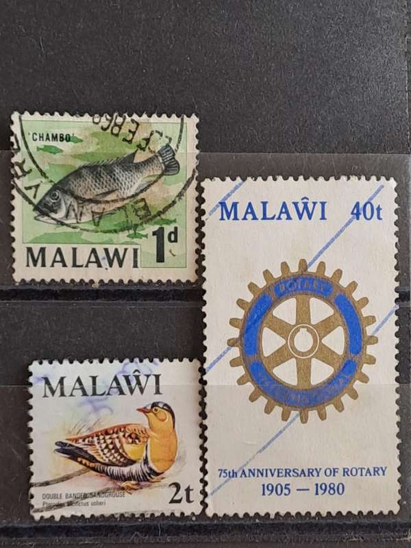 Malawi: 1966 - 1980  : Lot of 3