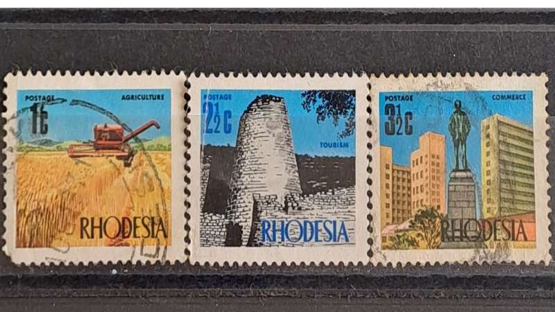 1970 - Rhodesia - 1c + 2½c + 3½c - Agriculture