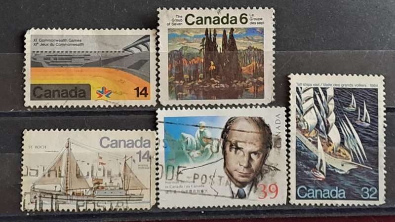 Canada: 1970 - 1990  : Lot of 5