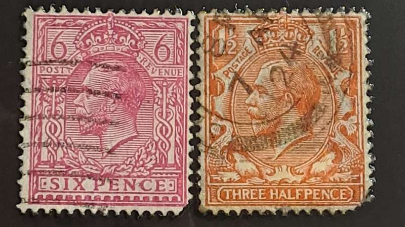 1924 -1928 King George V : Lot of 2
