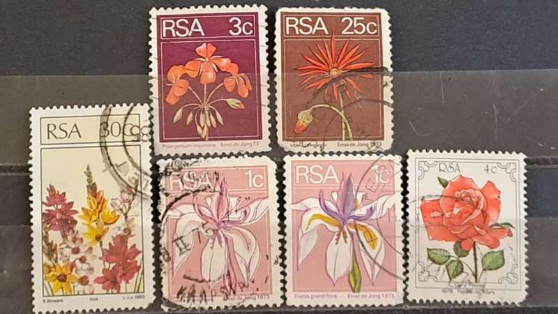South Africa : Flowers  : Lot of 6