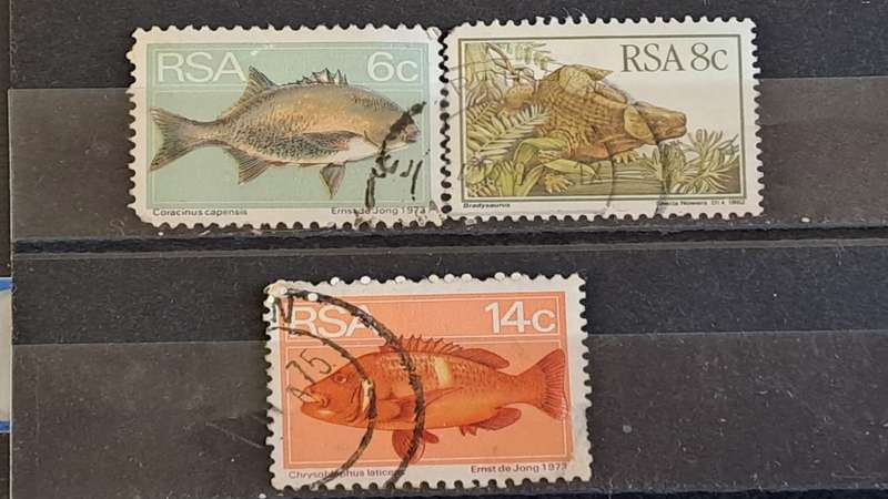 South Africa : Fish  : Lot of 3